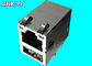 STAJ-180S-1x40-DA1-B0 RJ45 USB Connector LPJU3101AHNL With 10 / 100Base-T LEDs
