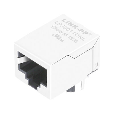 J00005NL Right Angle RJ45 Connector LPJ0011DNL Shielded Without LEDs