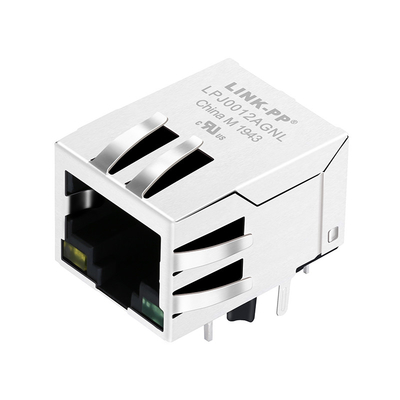 LPJ0012AGNL 10/100Base-T RJ45 LED'li Tek Bağlantı Noktalı Jak