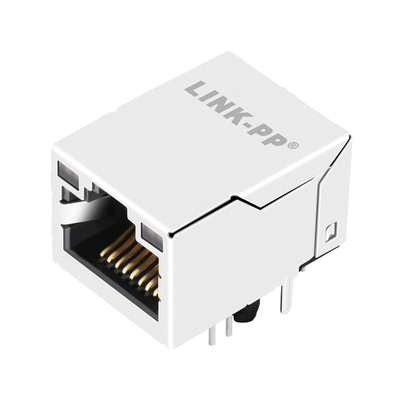 2250034-1 Manyetik RJ45 Jack 100BASE-T Tab Up Ledli