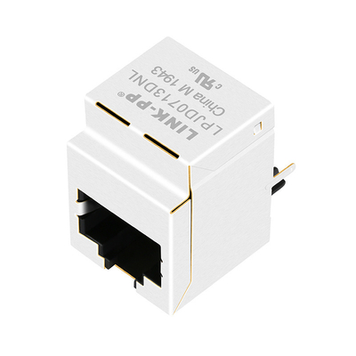 HFJV1-1G01RL 1000 Base-T RJ45 Ledsiz Dikey Jak LPJD0713DNL