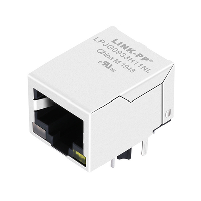1000Base T Entegre Manyetik LPJG0933H11NL ile 1x1 Port RJ45 Bağlantısı