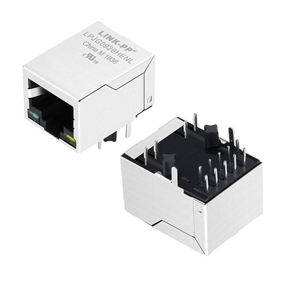 2337992-8 1000 Base-T Tek Port POE RJ45 Ethernet Jack Tab Down