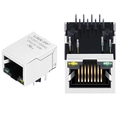 J00-0045NL 1x1 Manyetik RJ45 Jack 10/100Mbps Ethernet LPJ0011BBNL