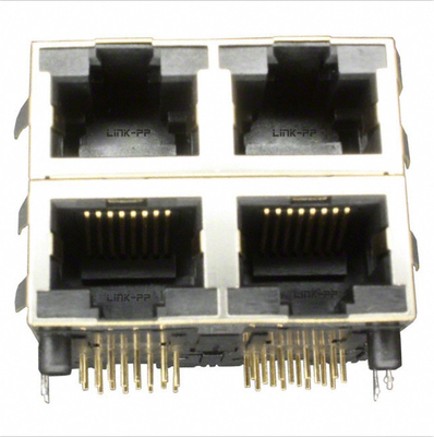 RJSAE538004 Yüklü RJ45 2X2 Port Bağlantısı ROHS Uyumlu