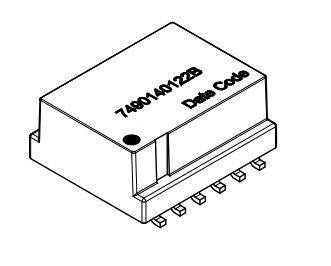 7490140122B 10/100 Base-T SMT Transformör Manyetik Modülü