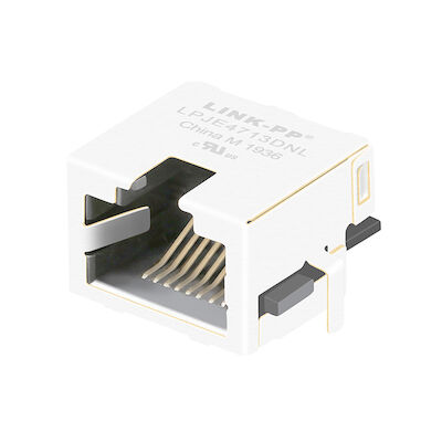 Modüler Düşük Profilli RJ45 Jack SMT Orta Dağı Korumalı Sekme Yukarı 8.5mm ISO9001