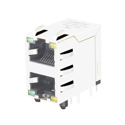 10118075-513B010LF Yığılmış 2X1 Bağlantı RJ45 Konnektör Modüler Jak LPJE106XAHNL