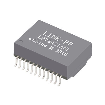 749052051 10G Base -T 24 Pin Tek Bağlantı Noktalı 1A SMD PoE+ Lan Transformatör Modülleri LP72431ANL