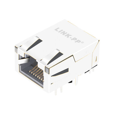 7499111615 Tek Bağlantı Noktalı 1000 Base-T Sekmesi YUKARI Ethernet RJ45 Dişi Konnektör LPJK7036-8A98NL