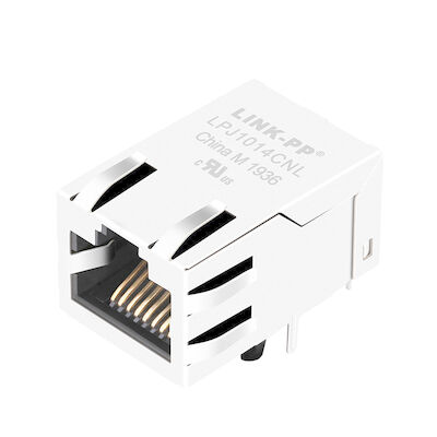 MJF13T25U-KF06B3-0808-LF 100 Base-T RJ45 Tek Bağlantı Noktalı PCB Jakı LPJ1014CNL
