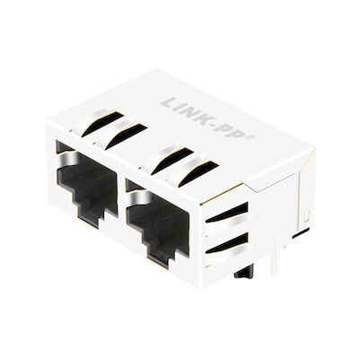 5406566-2 10/100 Base-T 1x2 Bağlantı Noktası Manyetik Olmadan RJ45 Ethernet Konektör Modülleri LPJEF102CNL
