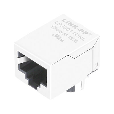 MIC24210-0104T-LF3 10/100 M AutoMDIX Manyetik LPJ0011DNL RJ45 Jack 8P8C Kalkanı