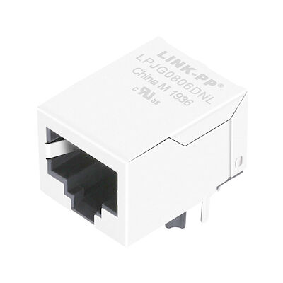 Entegre 10 / 100BT Manyetikler ile HR901130A RJ45 THT Korumalı LPJG0806DNL