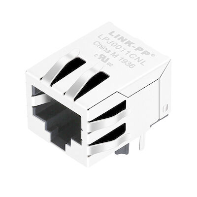 LPJ0011CNL RJ45 Tek Limanı, Kadın Jack 10 / 100Mbps Ethernet Çapraz 13F-64ND2NL