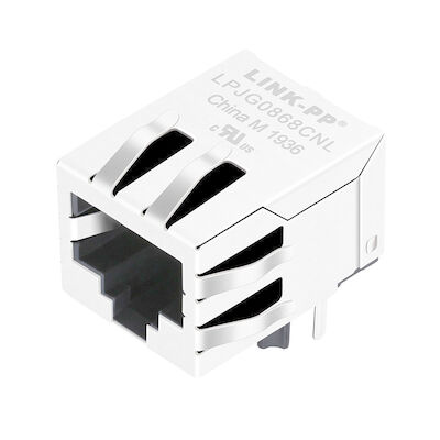 5-6605433-8 RJ45 Modüler Jack Decouping Kapasitör ile Ledler LPJG0806GENL
