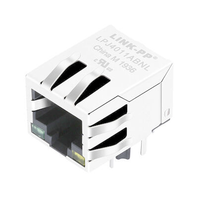 LPJ4011ABNL Çapraz MIC24013-5104T-LF3 10 / 100Mbps RJ45 ile 74990112121 LED