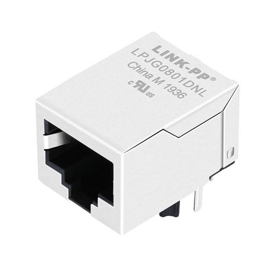 Entegre 1000Mbps Manyetik ile LA1S109 LF / KLA1S109 LF Tek RJ45 Konnektör