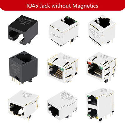 95501-6889 Düşük Profilli Rj45 Yüzeye Monte Jak Konnektörü LPJE8802NNL