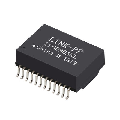 749022017 Gigabit Lan Ethernet Manyetik Trafo 24 Pinli POE / POE+ 802.3af 802.3at LP6096ANL
