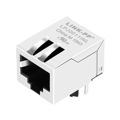 J0011D11NL Rj45 Dişi Konnektör 100 Base-T 8p8c Tab Aşağı Endüstriyel RJ45 Ethernet Konektörü