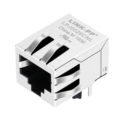 J0026D11 RJ45 Ağ Konektörü 100 Base-T 8p8c Sekmesi Aşağı ağ kablosu jakı