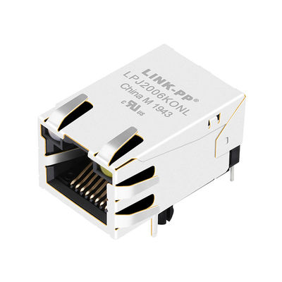LED'ler 8-pin RJ45 ile JP006821UNL 100 Base-TX Hızlı Ethernet 1x1 Tab-UP