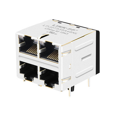 JX20-0252NL | LPJ27335A48NL Rakun RJ45 2 x 2 100Base-Tx 1 CT/1 CT RoHS yığılmış