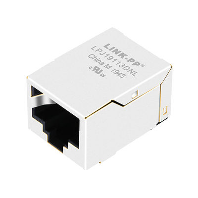 J0C-0003NLT 1x1 Port SMT RJ45 Jack Ledsiz Manyetik Ağ Konnektörü