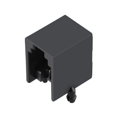 90 Derece Sağ Açı 6p2c Sekme Yukarı Korumasız Rj11 Modüler Jack E5362-3006g2-L