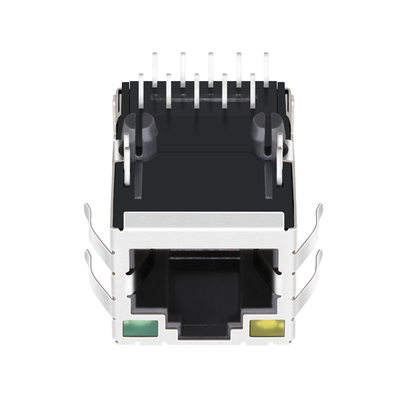 JXD1-9025NL 10/100 Base-T Tab Up 1 Portlu Rj45 Konnektör Sarı / Yeşil Led ile Korumalı