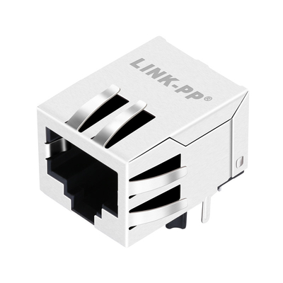 10/100 Base-T JV026I21NLT Sekmesi Aşağı 1 Bağlantı Noktalı Rj45 Ethernet Jakı Ledsiz Korumalı