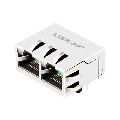 JTL-U1003NL 10G Base-T Sekmeli Korumalı 1x2 Bağlantı Noktalı Rj45 Jakı Yeşil - Sarı / Yeşil Ledli