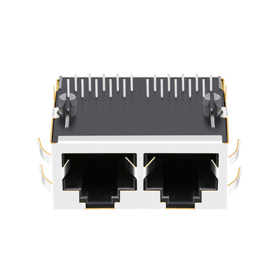 JT8-2000HL 10G Base-T 1x2 Port Sekmesi YUKARI Yüzey Montajlı Ethernet Rj45 Jakı Ledsiz