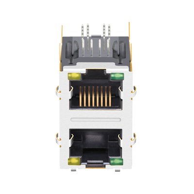JXD9-1017NL Uyumlu LINK-PP 100/1000 Base-T 2x1 Bağlantı Noktası RJ45 Manyetik Konektör Yeşil / Sarı LED
