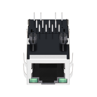SI-80024-F 100 Base-T 1 Port Sekmesi UP RJ45 Yeşil / Yeşil Ledli Dişi Jak