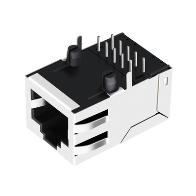 SI-80008-F Tek Bağlantı Noktalı 100 Base-T Rj45 Manyetik Jak 8p8c Led'siz Sekme