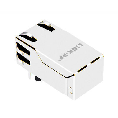 0813-1X1T-M1-F Sekme Aşağı 1000 Base-T POE RJ45 Jakı Ledsiz 1 Port RoHS