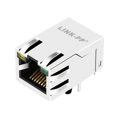 0875-1AX1-BH Sekme Yukarı 1000 base-T Rj45 Entegre Jak 10 PIN G/Y Led