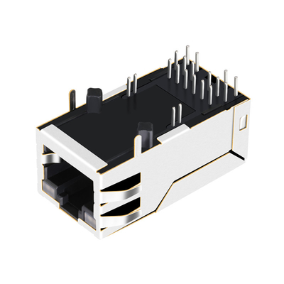 56F-1801DDD2NL 2.5G BASE-T POE+ 1X1 Bağlantı Noktası RJ45 MagJack 16pin Tab UP LED'li