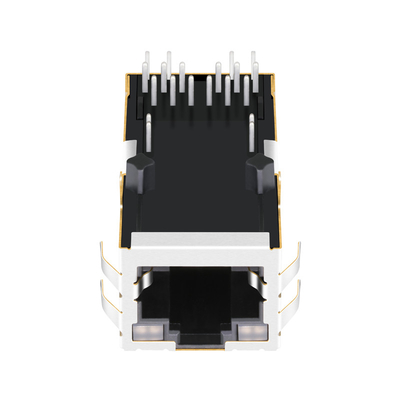 56F-1802DDD2NL 2.5G BASE-T Sekmesi YUKARI Tek Bağlantı Noktalı POE+ Manyetik RJ45 Jakı 16p8c