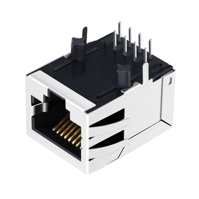 ARJM11A1-009-NN-ER3 NO Led 100 BASE-T Sekmesi Aşağı Tek Bağlantı Noktalı RJ45 Manyetik Modül 8PIN