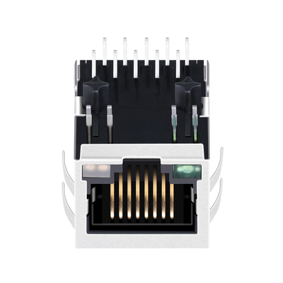 ARJM11B1-805-KB-CW2 Tek Bağlantı Noktalı Sekme Aşağı 2.5G Base-T RJ45 MagJack G/O&Y Led