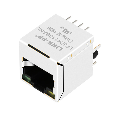 RJ4530H-R01 100 Base-T Dikey RJ45 Konnektör Sarı/Yeşil LED LPJD4110BANL Veri Sayfası